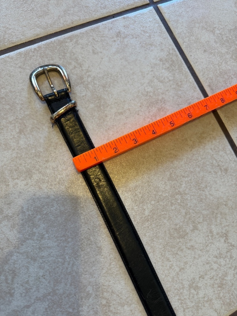 Vintage Ralph Lauren Brown Leather Belt with Dark Edge - Picture 9 of 9